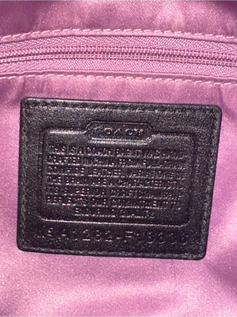 Coach Black Signature Leather Tote Bag – Large Shoulder Bag – 2 Hangtags - Picture 8 of 10
